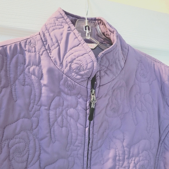 Quilted  Purple Vest - Picture 2 of 5